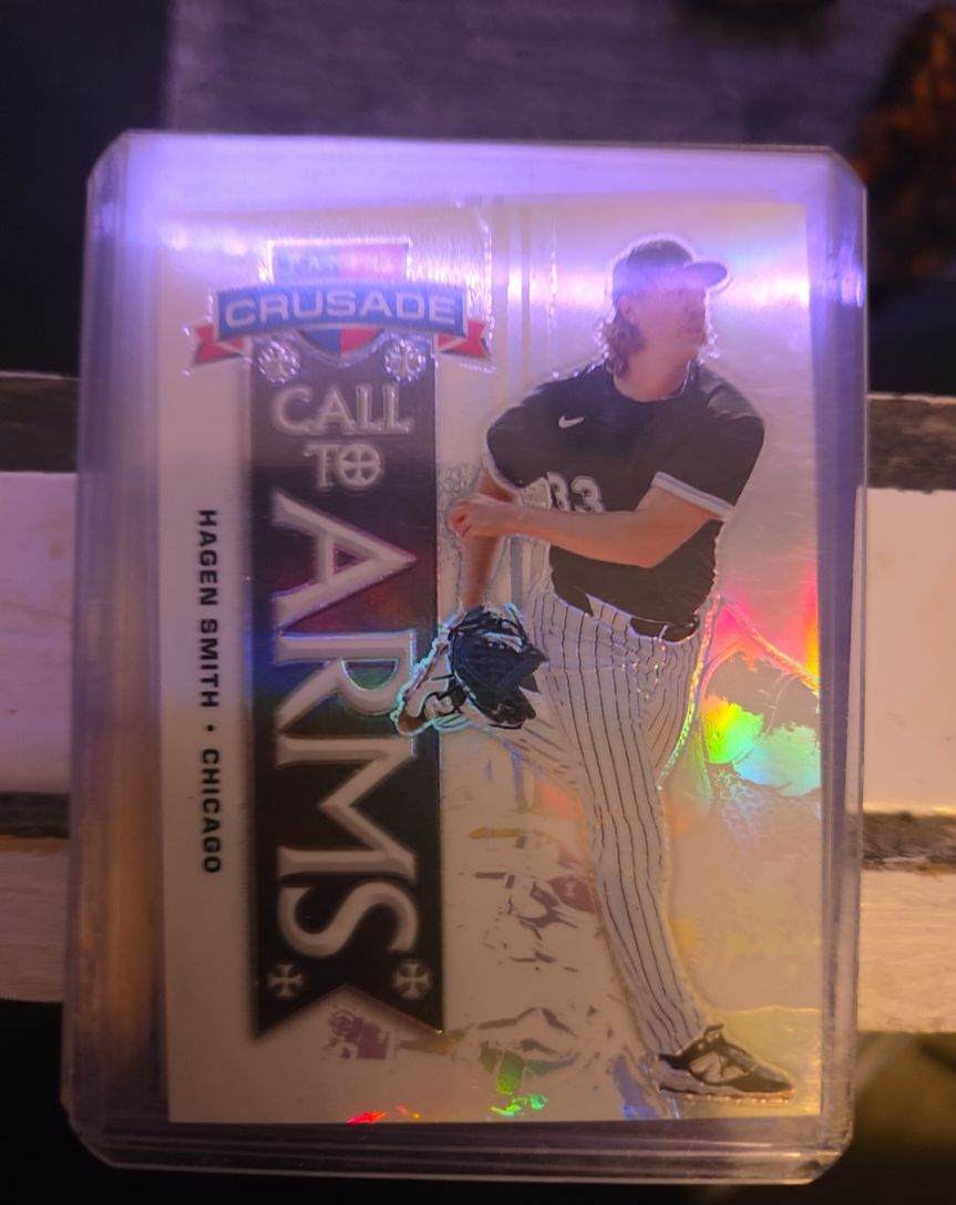 2025 Panini Crusade #7 Hagen Smith Call to Arms Silver Prizm — front