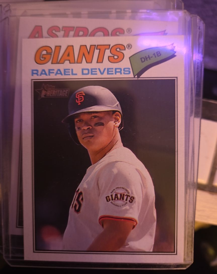 2026 Topps Heritage #62 Rafael Devers — front