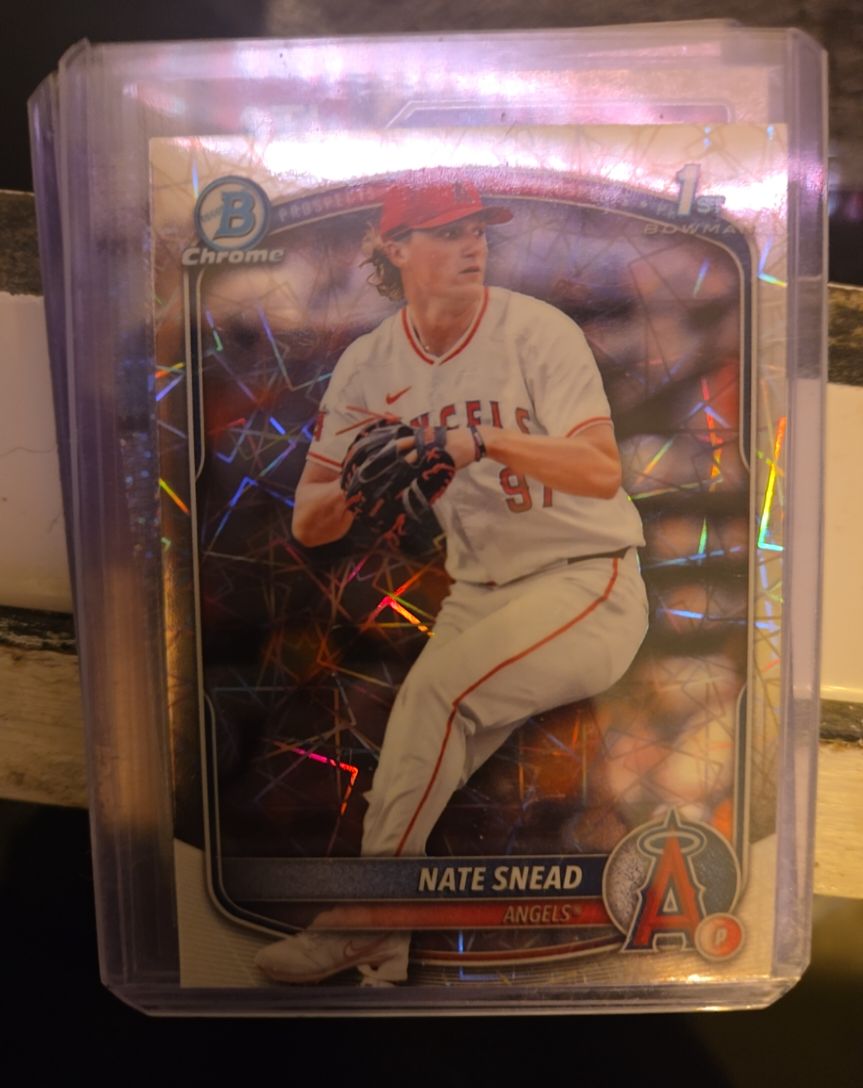 2025 Bowman Chrome Draft #BDC-38 Nate Snead — front