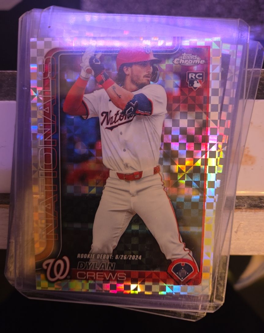 2024 Topps Chrome Update #USC190 Dylan Crews — front