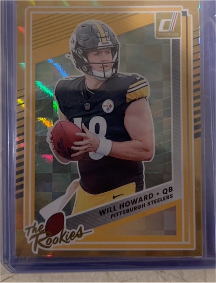 2025 Donruss #10 Will Howard The Rookies Gold — front