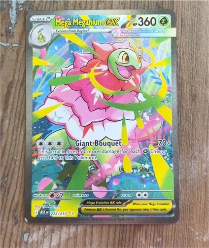 2022 Pokémon Ascended Heroes #272 Mega Meganium EX — front
