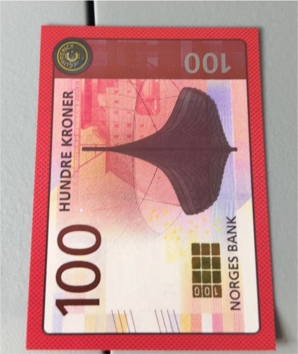 2025 Cardsmiths Currency Series 5 #71 Norway Hundre Kroner — front