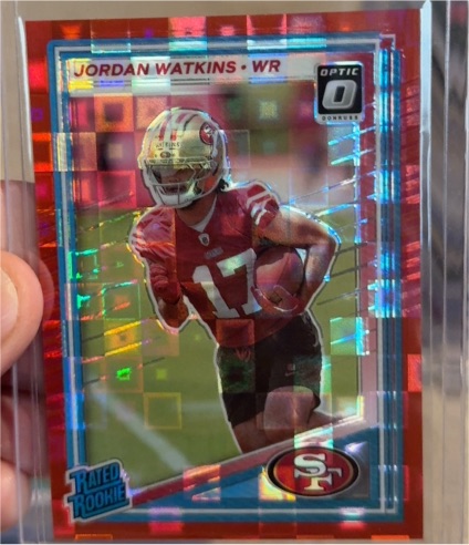 2025 Panini Donruss Optic #356 Jordan Watkins — front