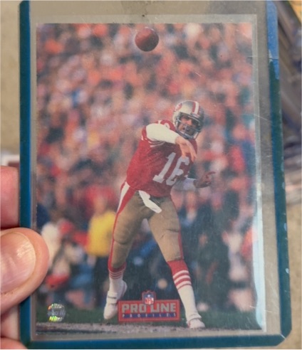 1993 Pro Line Profiles #562 Joe Montana — front