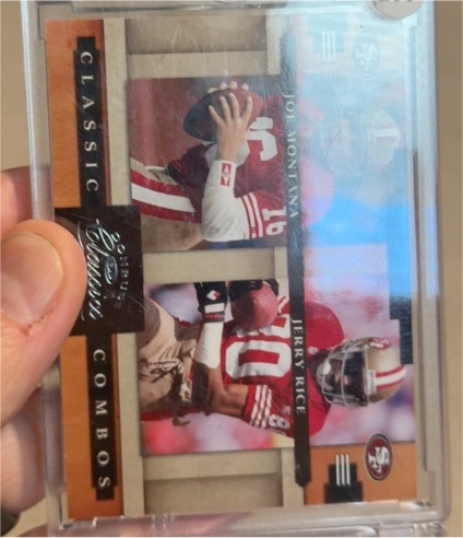2008 Donruss Classics Classic Combos #CC-10 Joe Montana Jerry Rice — front