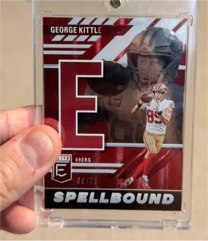 2023 Panini Donruss Elite Spellbound #SB-GK6 George Kittle — front