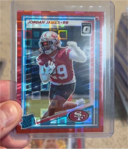 2025 Panini Donruss Optic #374 Jordan James — front