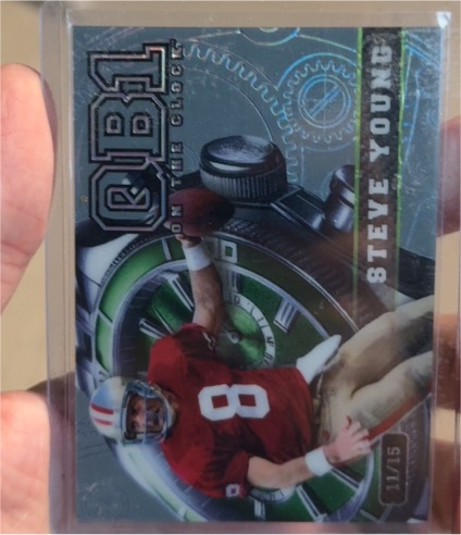 2024 Wild Card QB1 On The Clock #QB1 Steve Young — front