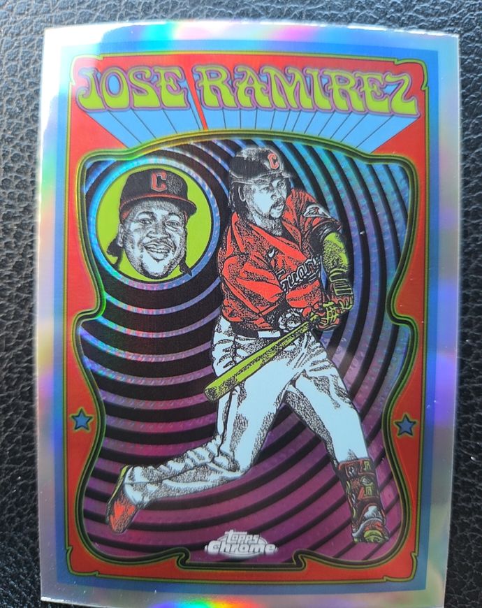 2025 Topps Chrome Ultra Violet All-Stars #UV-9 Jose Ramirez — front