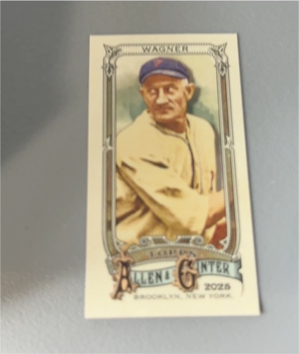 2025 Topps Allen & Ginter #319 Honus Wagner — front