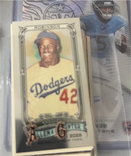 2025 Topps Allen & Ginter #31 Jackie Robinson — front