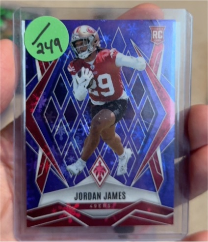 2025 Panini Phoenix #220 Jordan James — front