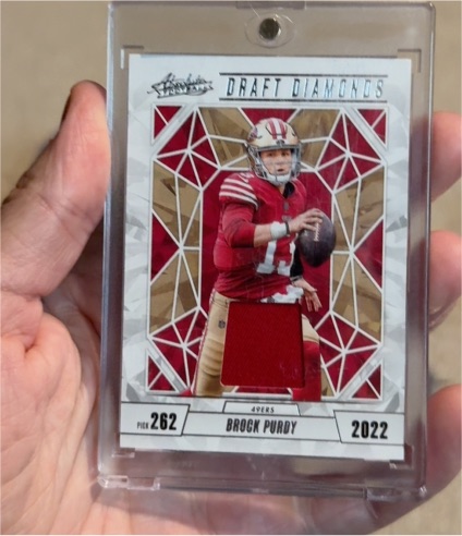 2024 Panini Absolute Draft Diamonds #262 Brock Purdy — front
