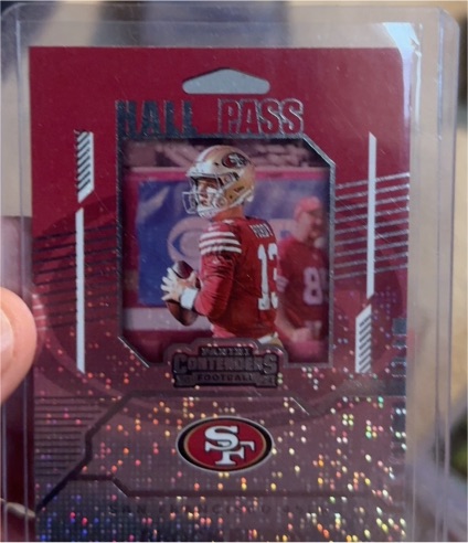 2024 Panini Contenders #8 Brock Purdy Hall Pass — front