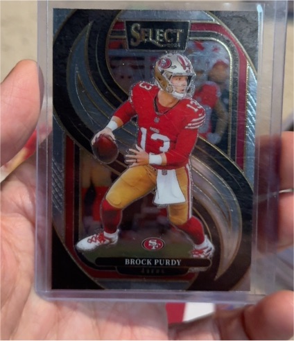 2024 Panini Select Premier Level #124 Brock Purdy — front