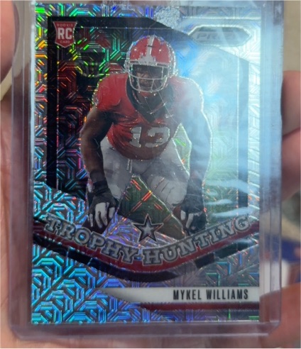 2025 Panini Prizm Draft Picks #14 Mykel Williams Trophy Hunting — front