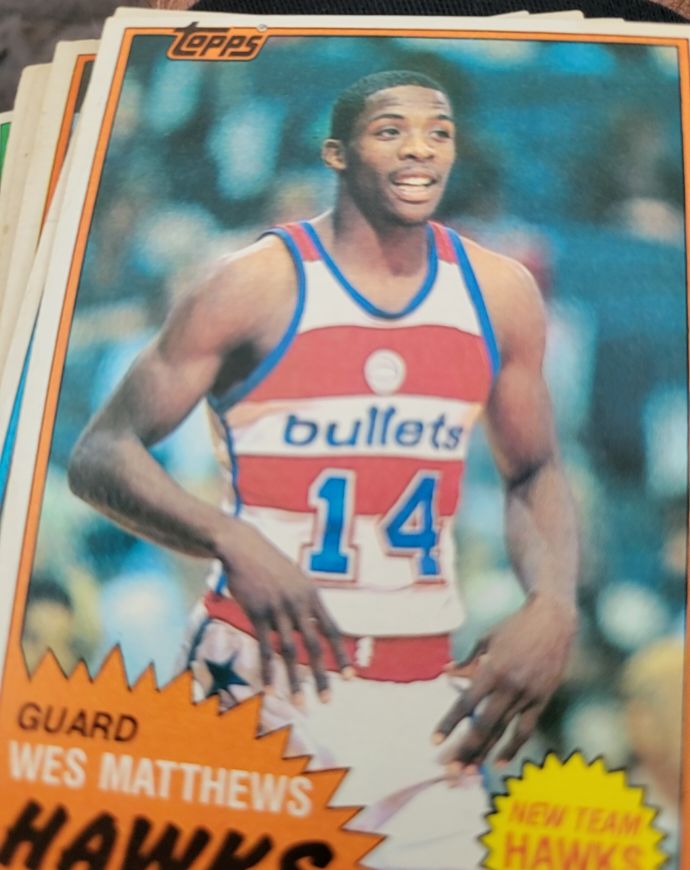 1981-82 Topps #E69 Wes Matthews — front