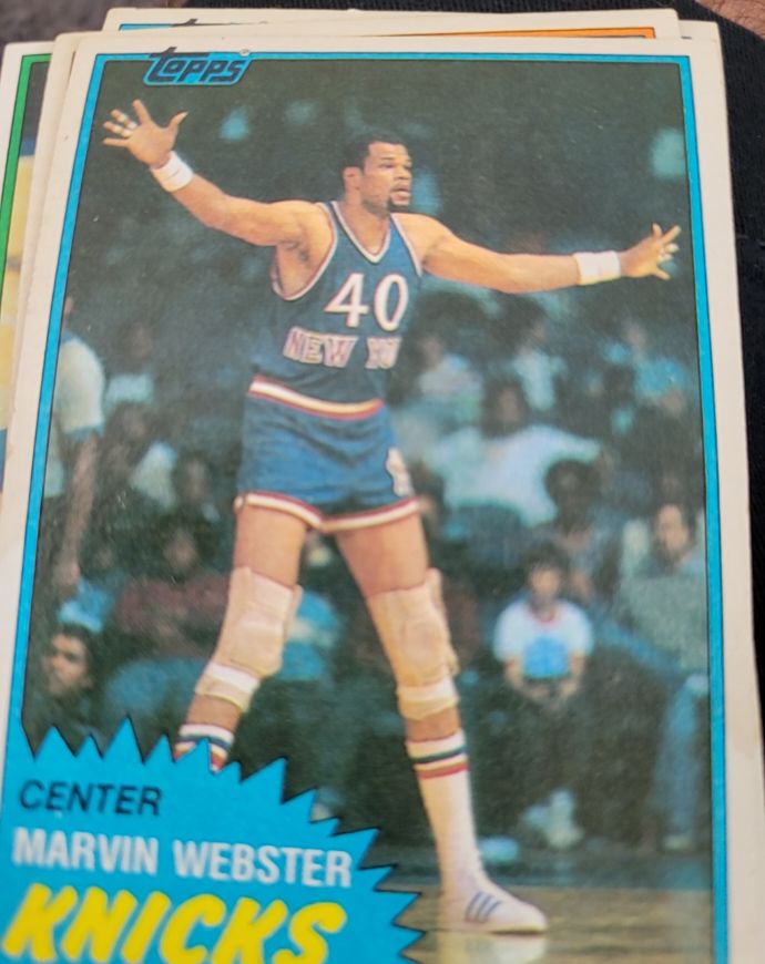 1981 Topps #87 Marvin Webster — front