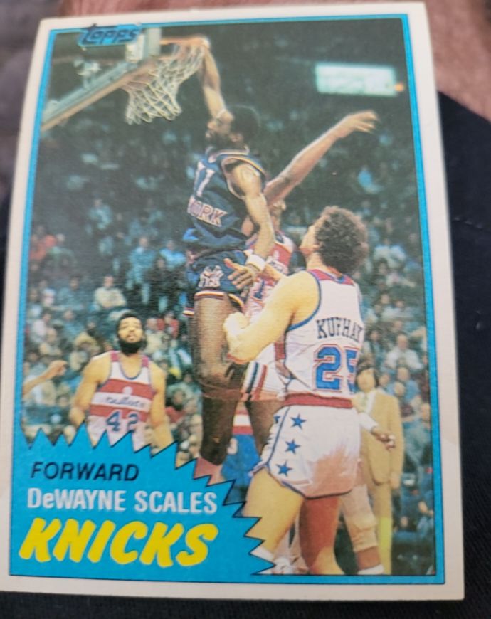 1981-82 Topps #85 DeWayne Scales — front
