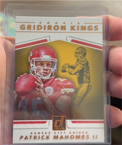2017 Panini Donruss #2 Patrick Mahomes II Rookie Gridiron Kings — front