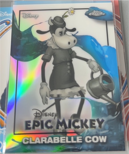 2026 Topps Chrome Disney Epic Mickey #EM-3 Clarabelle Cow — front