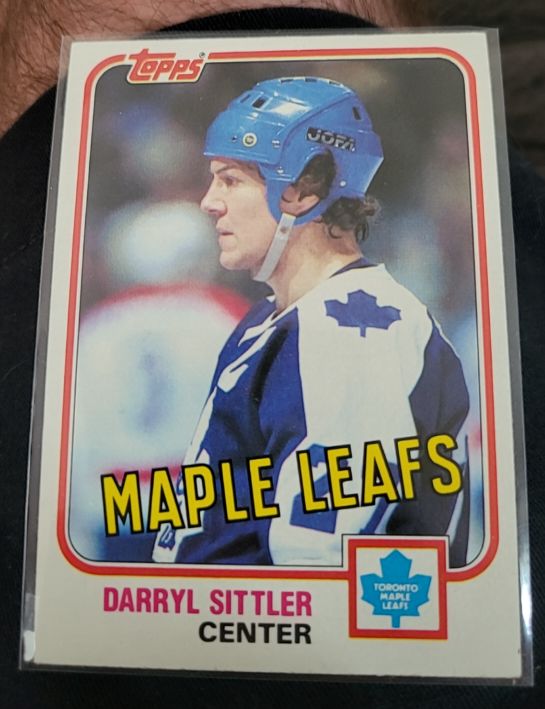 1981-82 Topps #36 Darryl Sittler — front