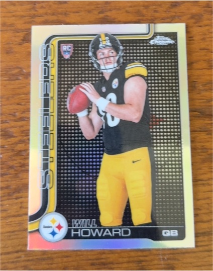 2025 Topps Chrome #321 Will Howard — front