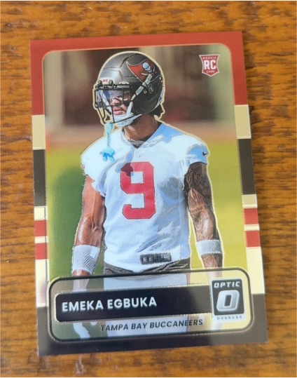 2025 Donruss Optic #16 Emeka Egbuka — front