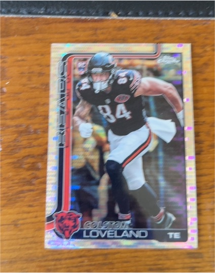 2025 Topps Chrome #345 Colston Loveland — front