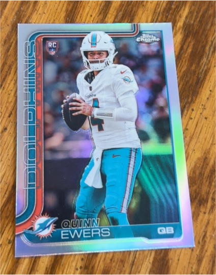 2025 Topps Chrome #316 Quinn Ewers — front