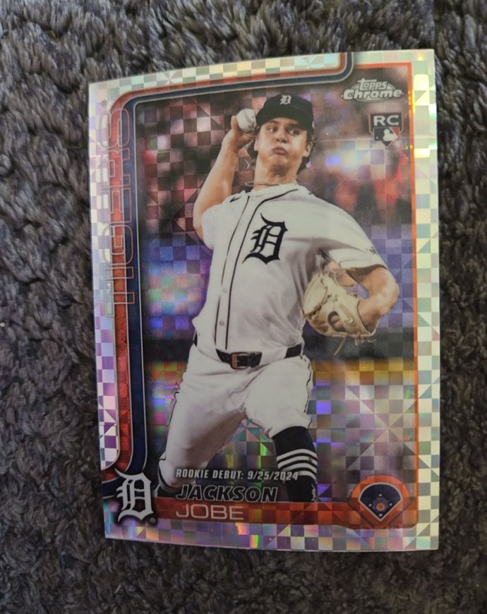 2025 Topps Chrome #249 Jackson Jobe — front