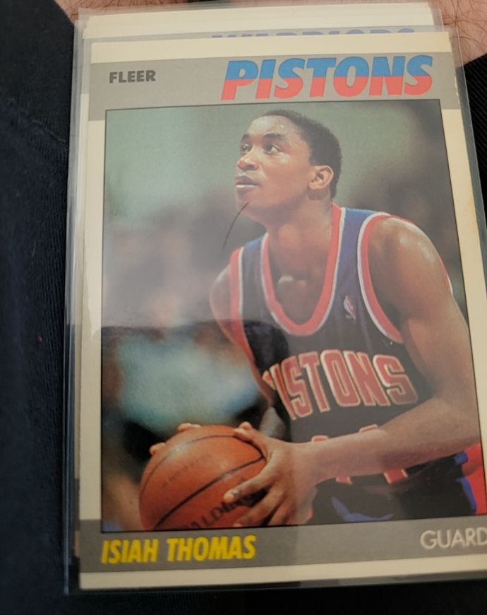 1987-88 Fleer #106 Isiah Thomas — front