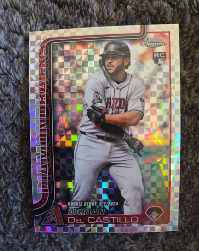 2025 Topps Chrome Update #USC92 Adrian Del Castillo — front