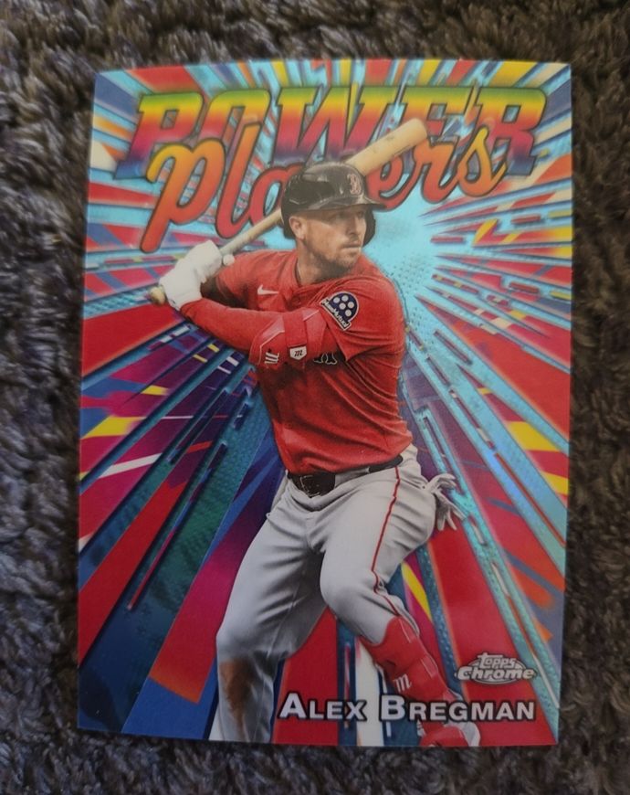 2025 Topps Chrome Update Series Power Players #PP-31 Alex Bregman — front