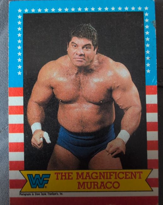 1987 Topps WWF #16 The Magnificent Muraco — front
