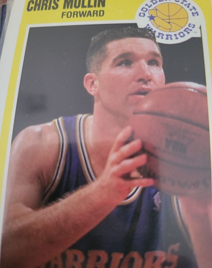 1989-90 Fleer #55 Chris Mullin — front