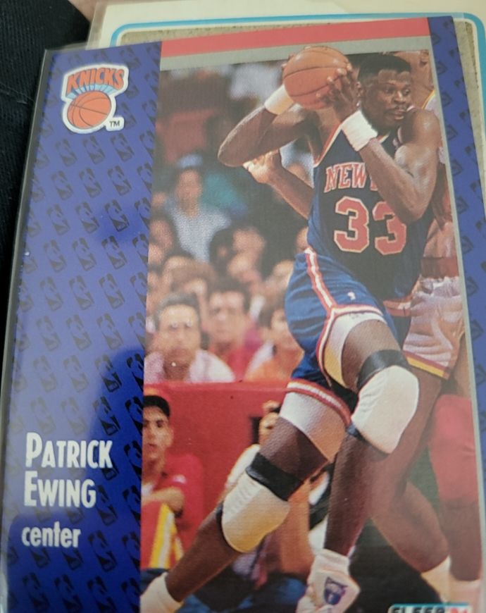 1991-92 Fleer #136 Patrick Ewing — front