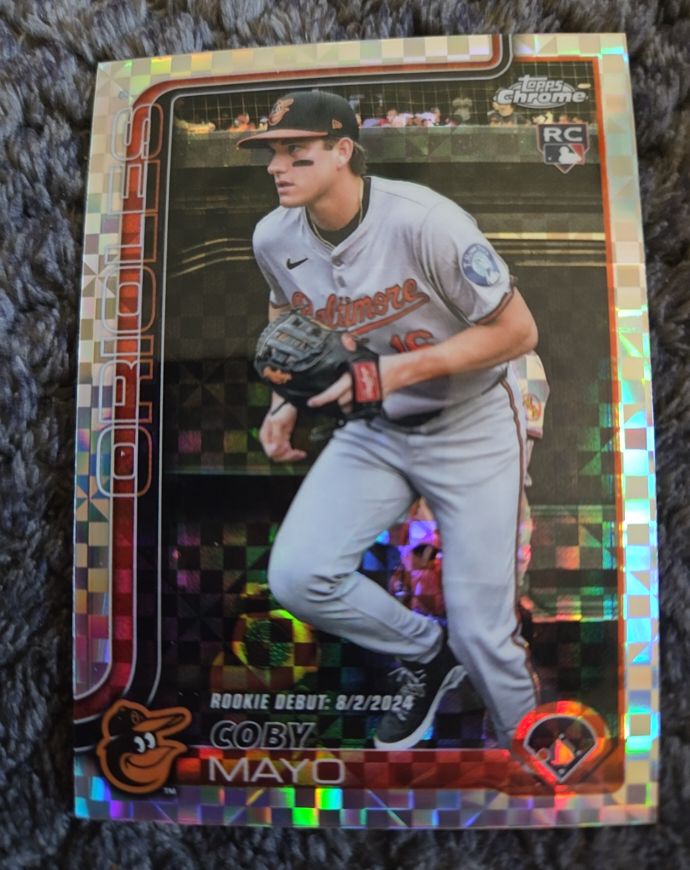 2025 Topps Chrome Update Series #USC94 Coby Mayo — front