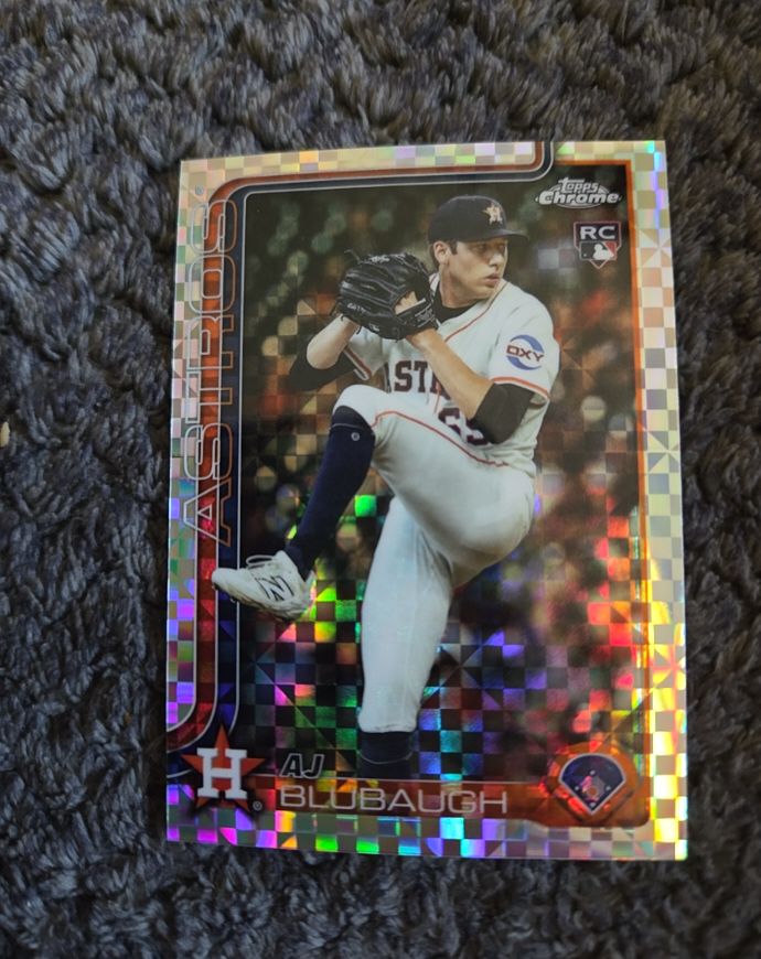 2025 Topps Chrome Update #USC163 AJ Blubaugh — front