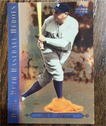 1995 Upper Deck Baseball Heroes #80 Babe Ruth — front