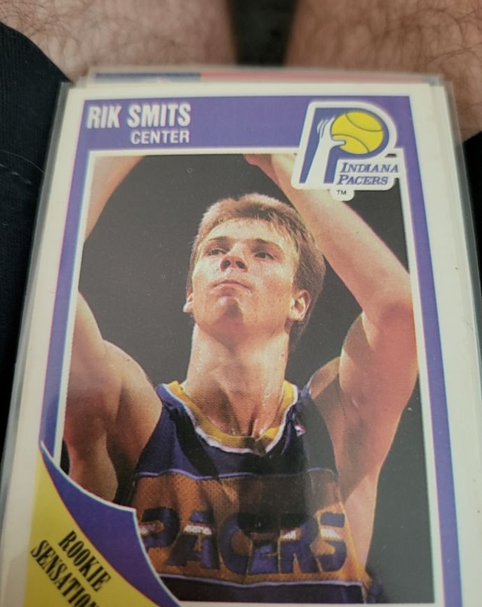 1989-90 Fleer #68 Rik Smits — front