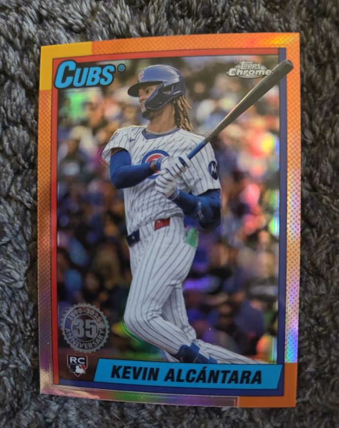2025 Topps Chrome #90CB-14 Kevin Alcántara — front