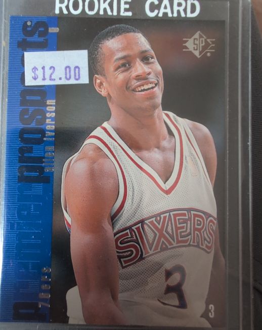 1996-97 Upper Deck SP Premier Prospects #141 Allen Iverson — front