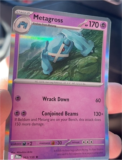 2025 Pokémon #063 Metagross — front