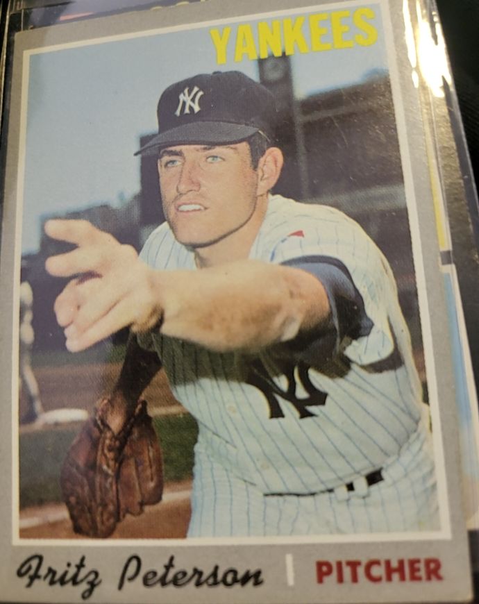 1970 Topps #142 Fritz Peterson — front