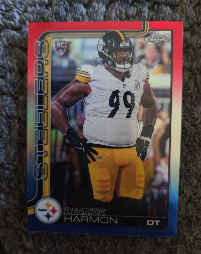 2025 Topps Chrome #361 Derrick Harmon Rookie — front