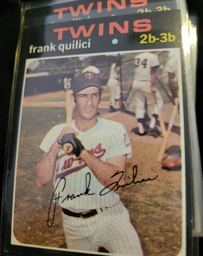 1971 Topps #141 Frank Quilici Minnesota Twins — front