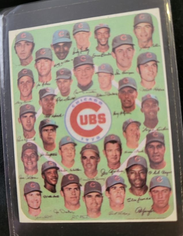 1971 Topps #502 Chicago Cubs Team Card — front