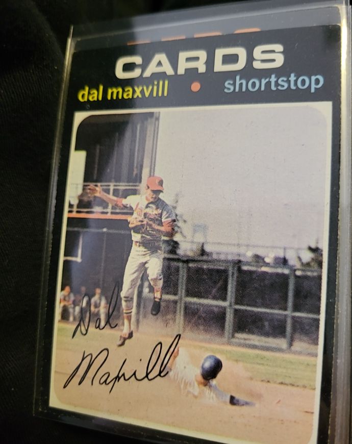 1971 Topps #476 Dal Maxvill — front
